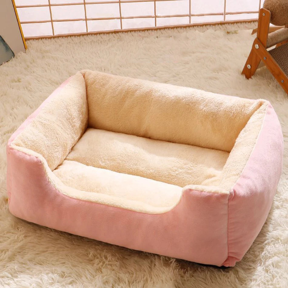 SOFT ORTHOPEDIC PET BED WITH ANTI-SLIP BOTTOM