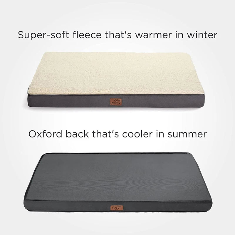 ORTHOPEDIC FOAM PET BED WITH WASHABLE COVER