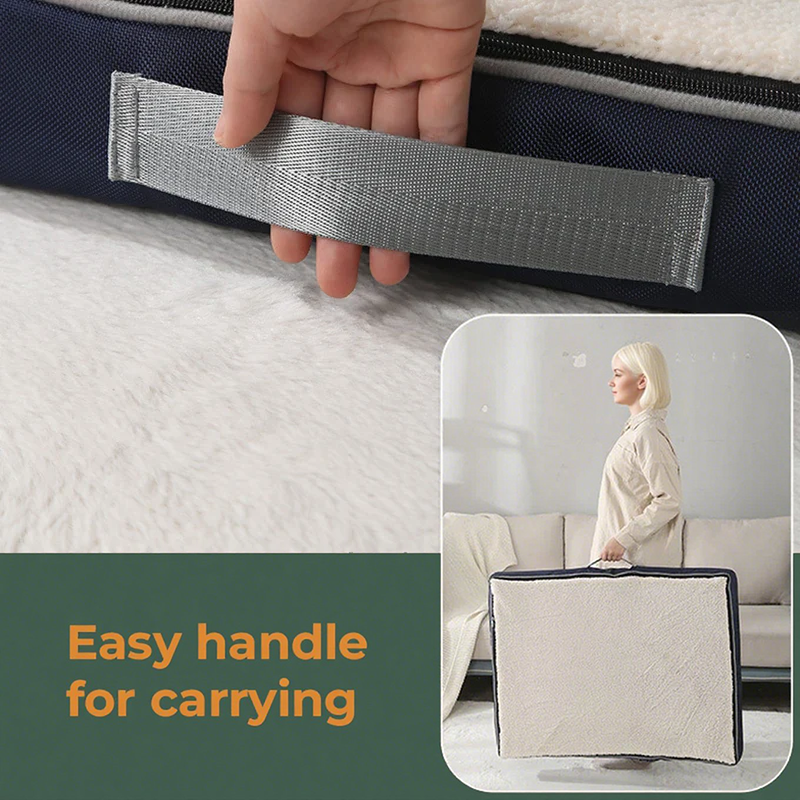 ORTHOPEDIC FOAM PET BED WITH WASHABLE COVER