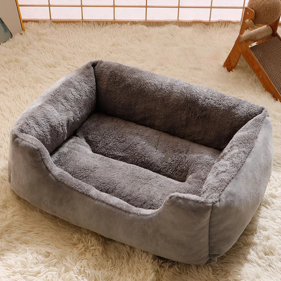SOFT ORTHOPEDIC PET BED WITH ANTI-SLIP BOTTOM