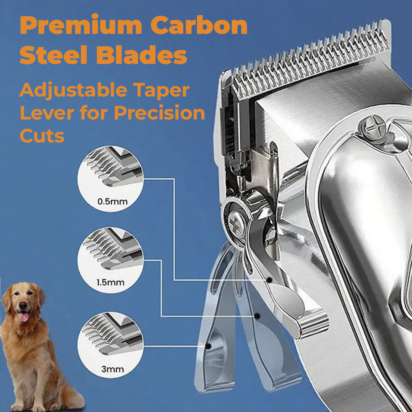 PROFESSIONAL METAL DOG HAIR CLIPPER