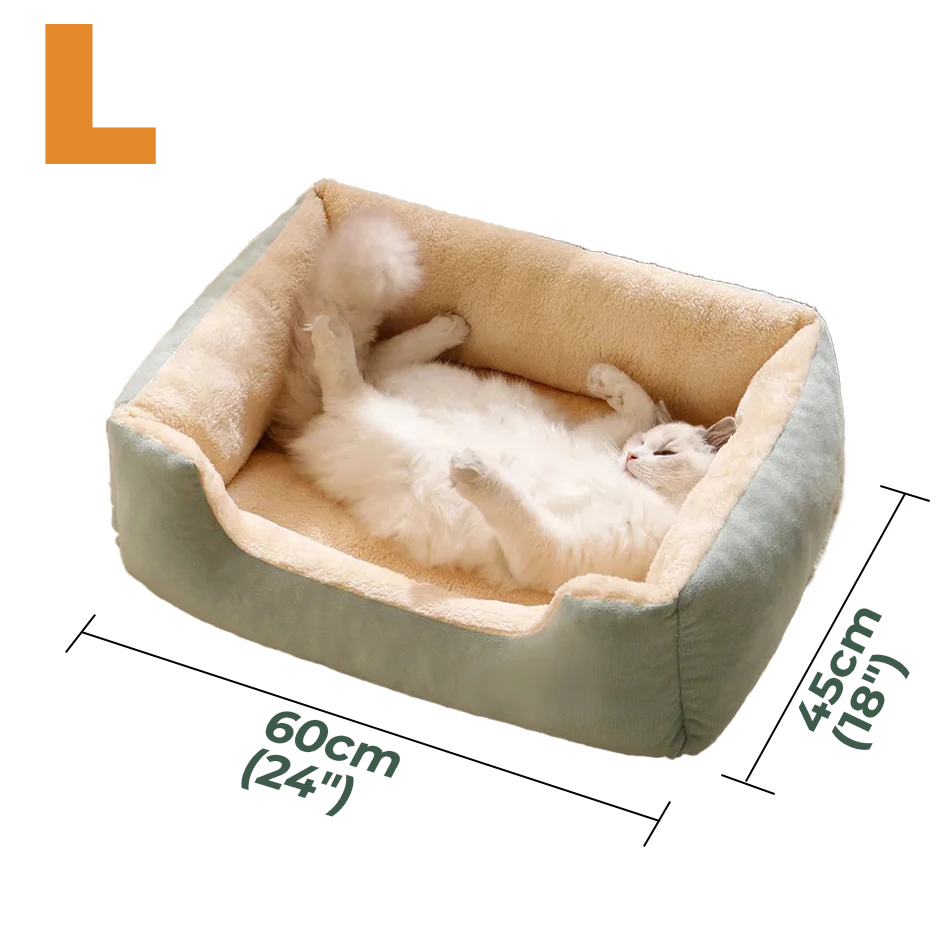 SOFT ORTHOPEDIC PET BED WITH ANTI-SLIP BOTTOM