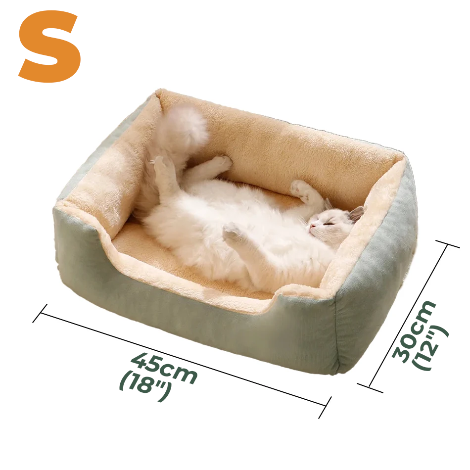 SOFT ORTHOPEDIC PET BED WITH ANTI-SLIP BOTTOM