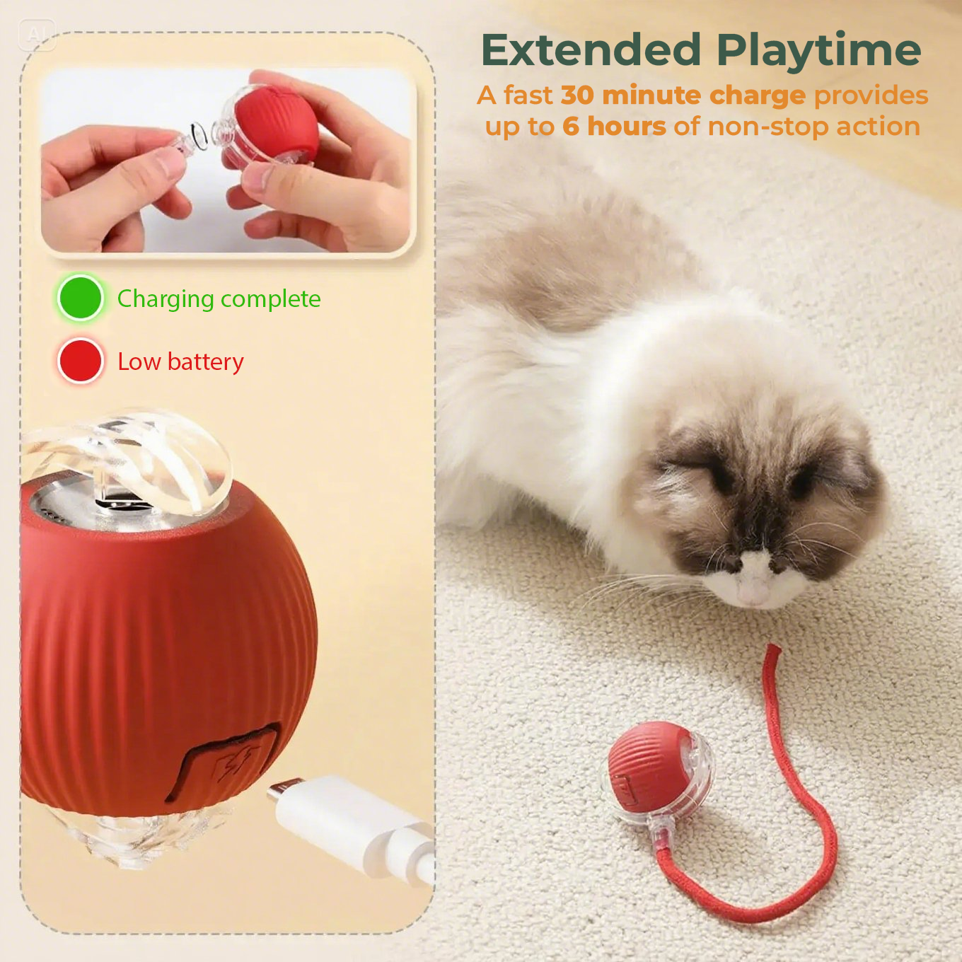 SMART INTERACTIVE ROLLING BALL TOY