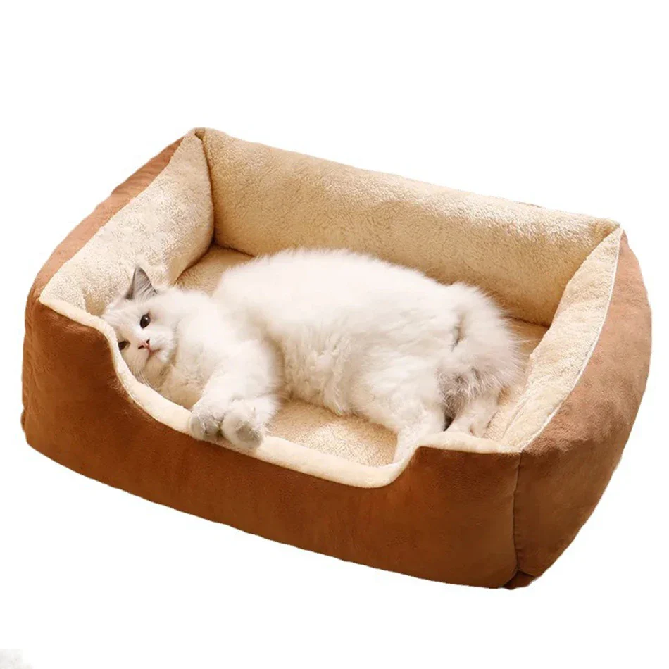 SOFT ORTHOPEDIC PET BED WITH ANTI-SLIP BOTTOM