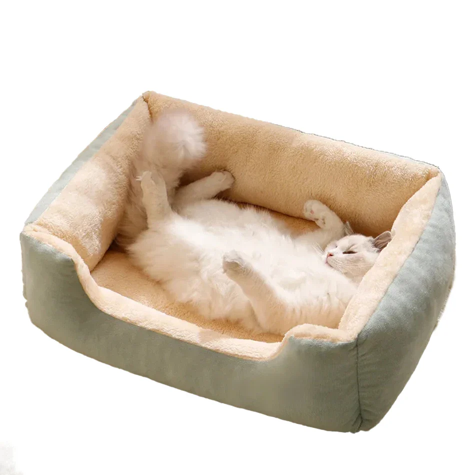 SOFT ORTHOPEDIC PET BED WITH ANTI-SLIP BOTTOM