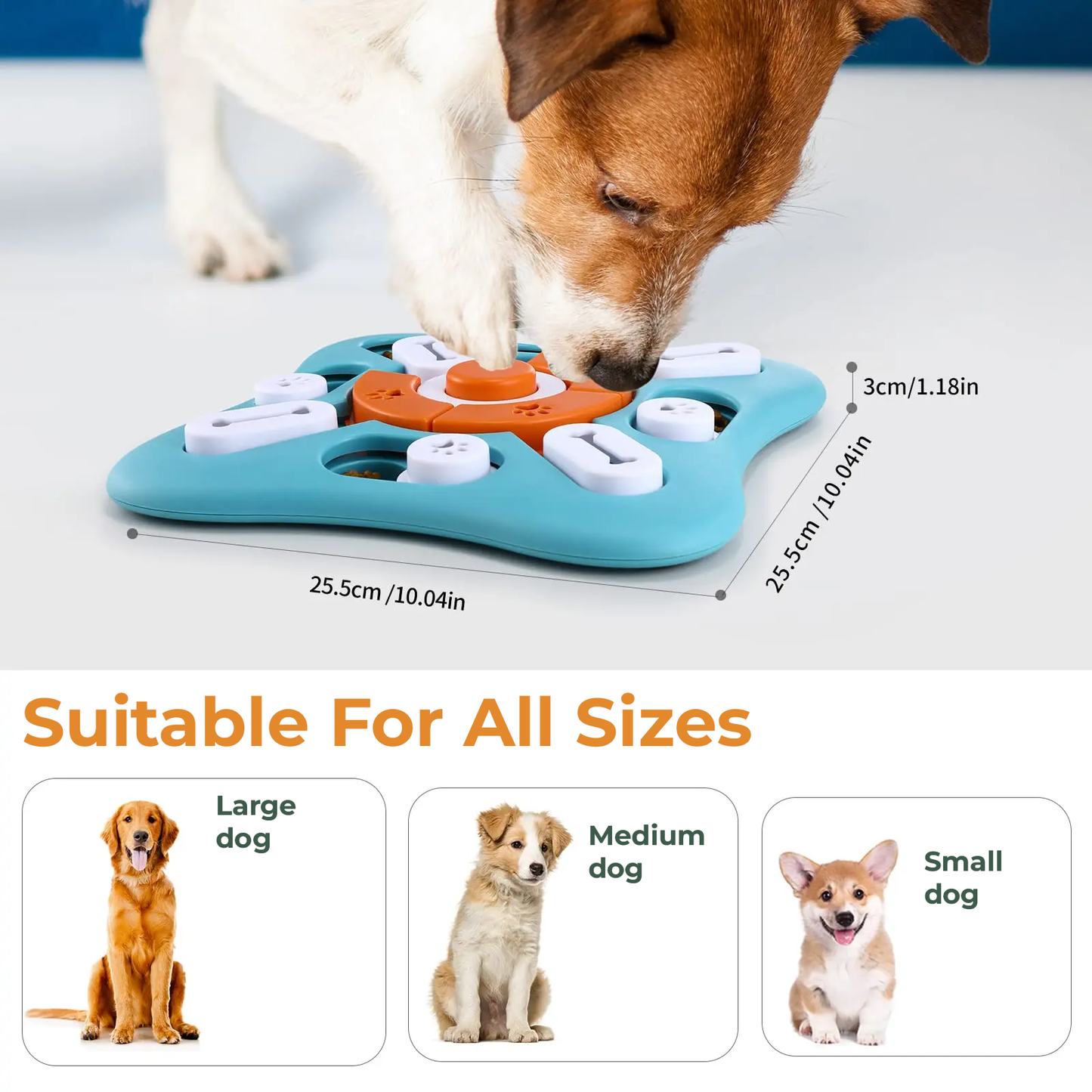 PUZZLE SLOW FEEDER FOR DOGS